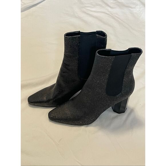 Donald Pliner Womens Laila Booties Silver Glitter 8.5 - Picture 4 of 10